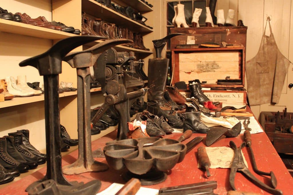 Medieval boots handcrafted from real leather for reenactment and LARP